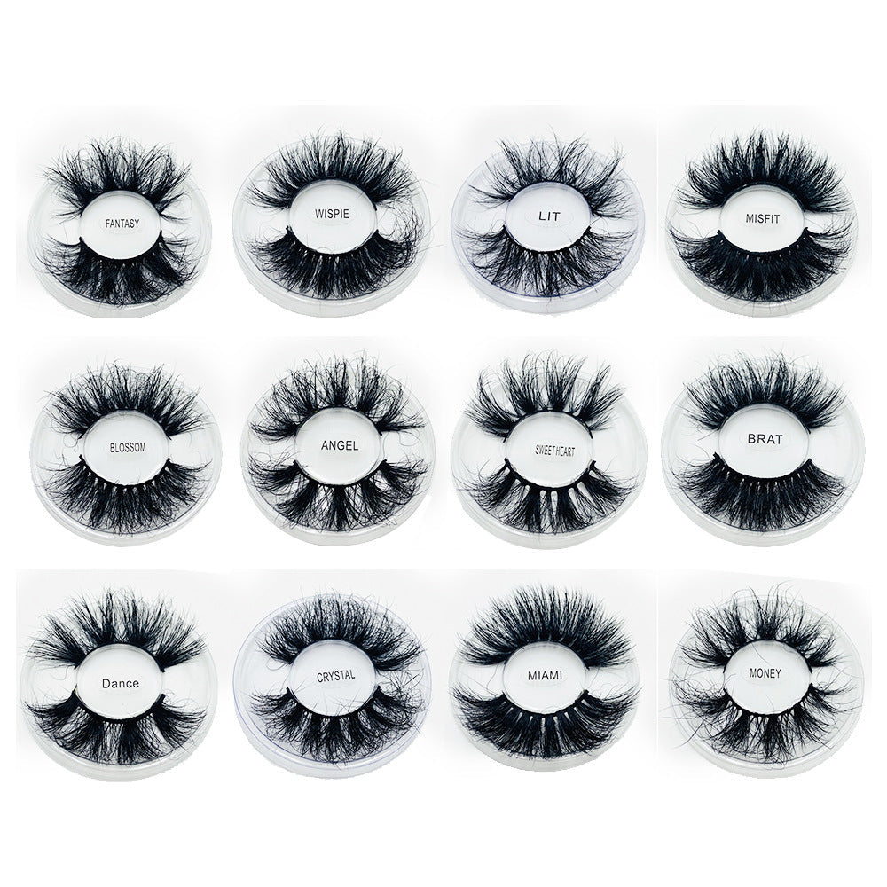 Fluffy 8D Mink Eyelashes - 25mm Long & Thick
