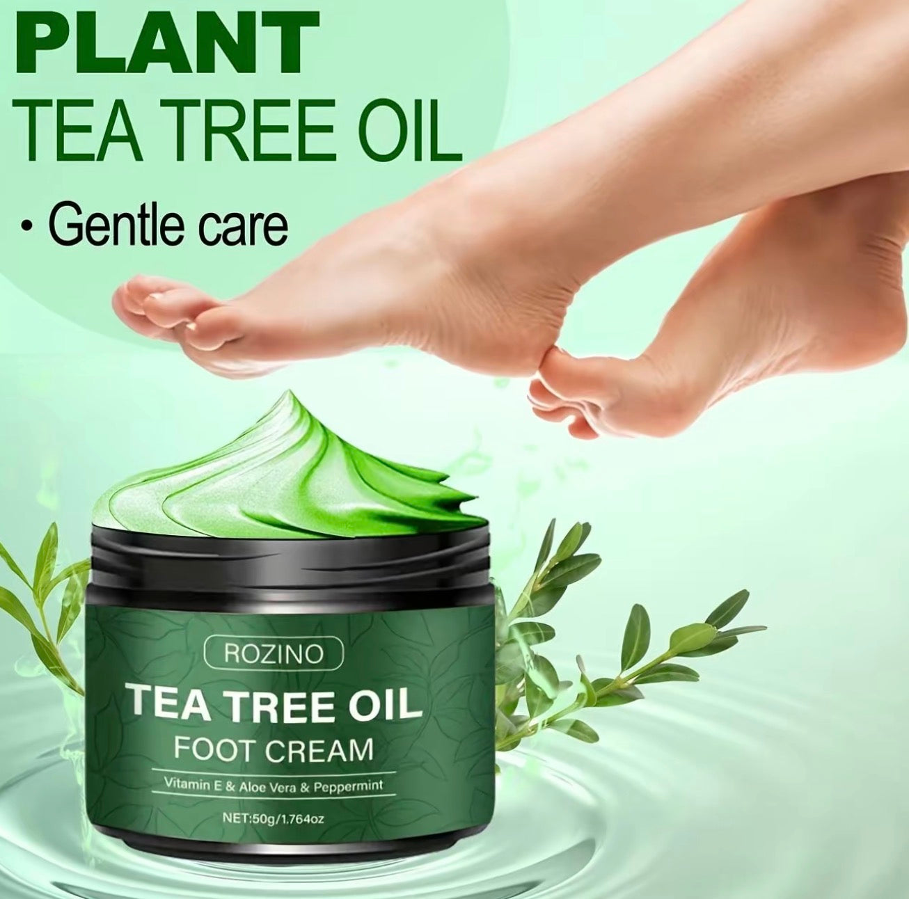FootRelief Tea Tree Cream for Daily Foot Care