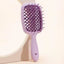 Honeycomb hollow massage comb, smooth hair grid comb, smooth hair dry and wet dual-purpose comb, curly and fluffy hair styling comb - Korvel