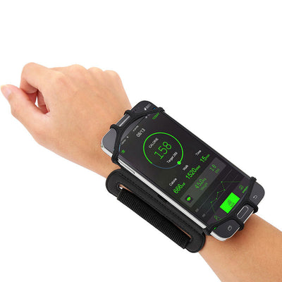 Coque de téléphone avec bracelet de course rotatif à 180°