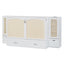 Cama Murphy Grande Blanca con Cajones y Armarios de Almacenamiento