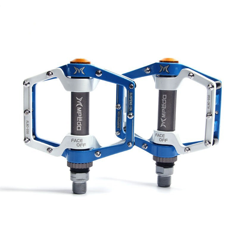 Mpeda Dead Fly Mountain Bike Bearing Pedal Ultra-Light CNC Aluminum Alloy Anti-Skid Two Peilin Pedal - Korvel