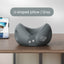 Inflatable U-shaped pillow portable neck pillow neck pillow can be stored airplane travel sleeping U-shaped pillow neck support neck cover - Korvel