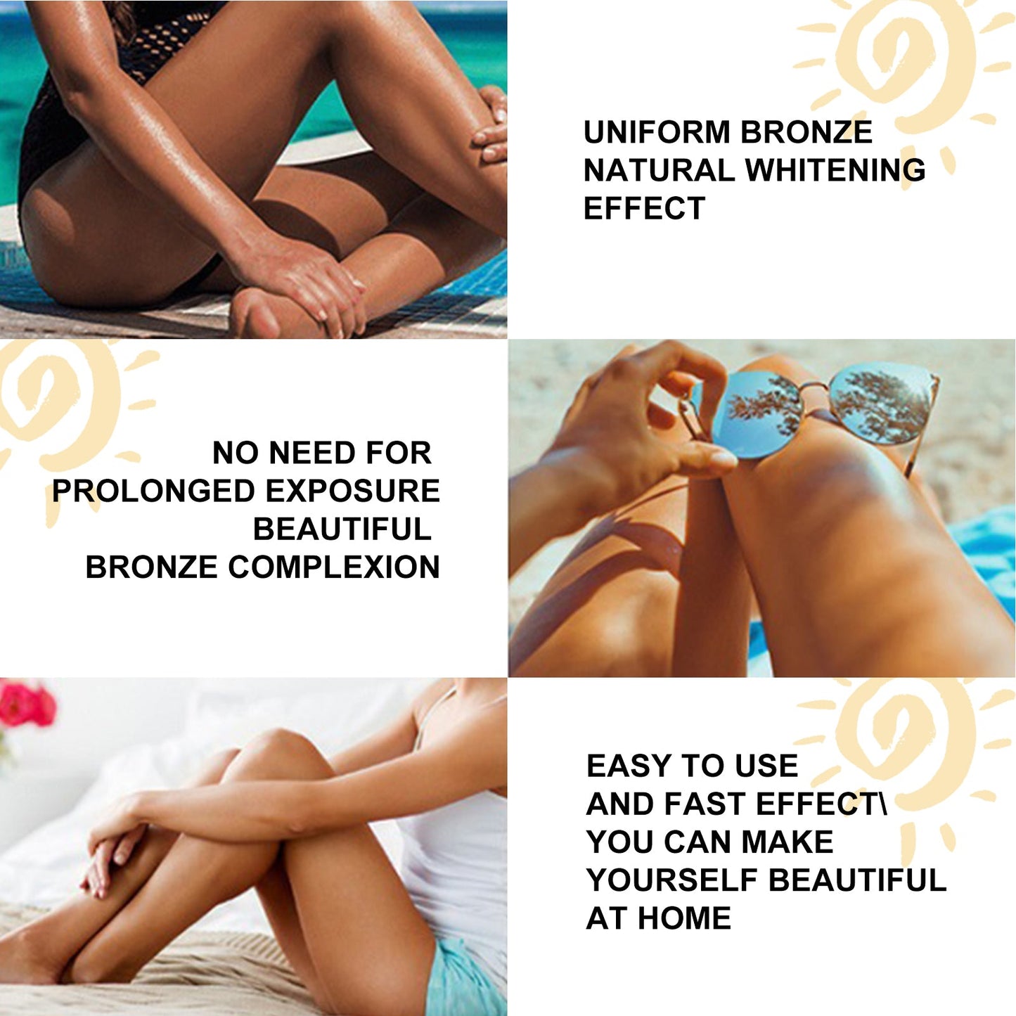 Premium Black Tanning Lotion for Sunbathing