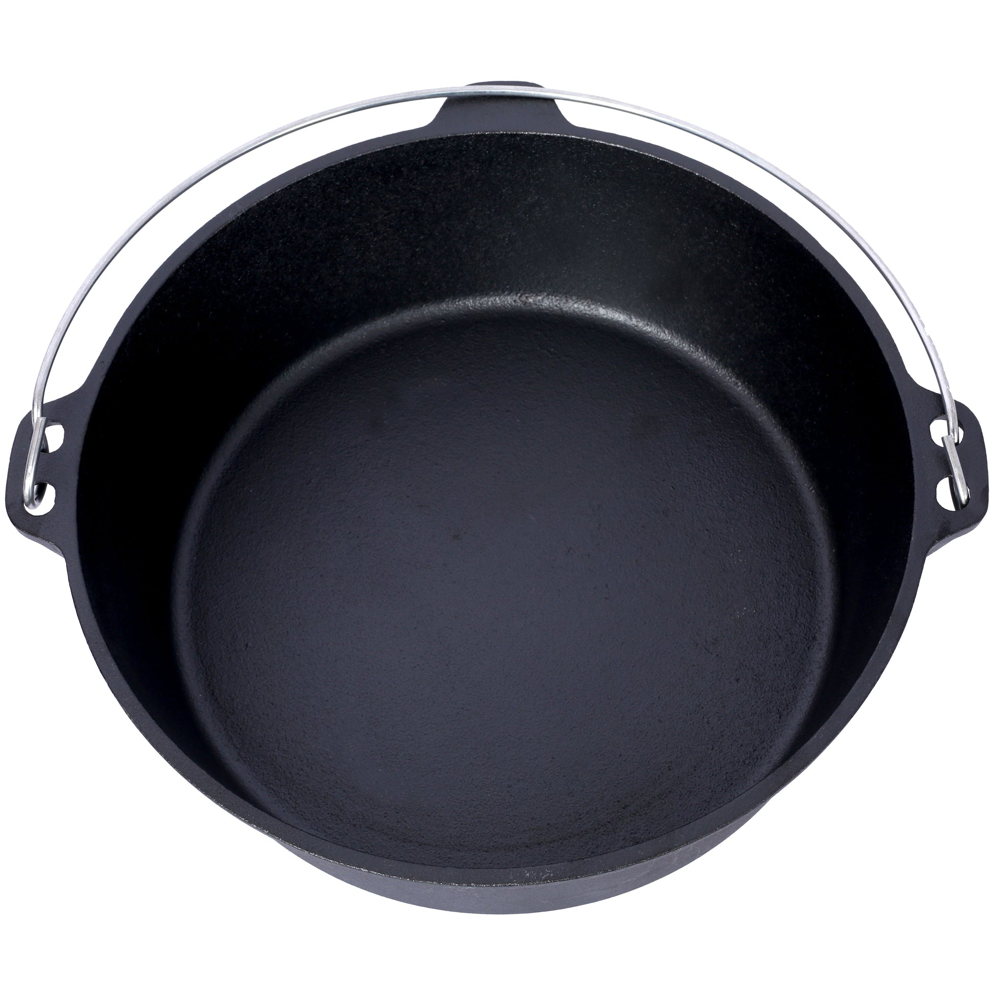 ast iron Dutch oven with lid, outdoor camping deep pot, used for camping, cooking, barbecue and leg rest,  12 Quart - Korvel