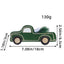 Fashionable Dark Green Car Ornament for Christmas