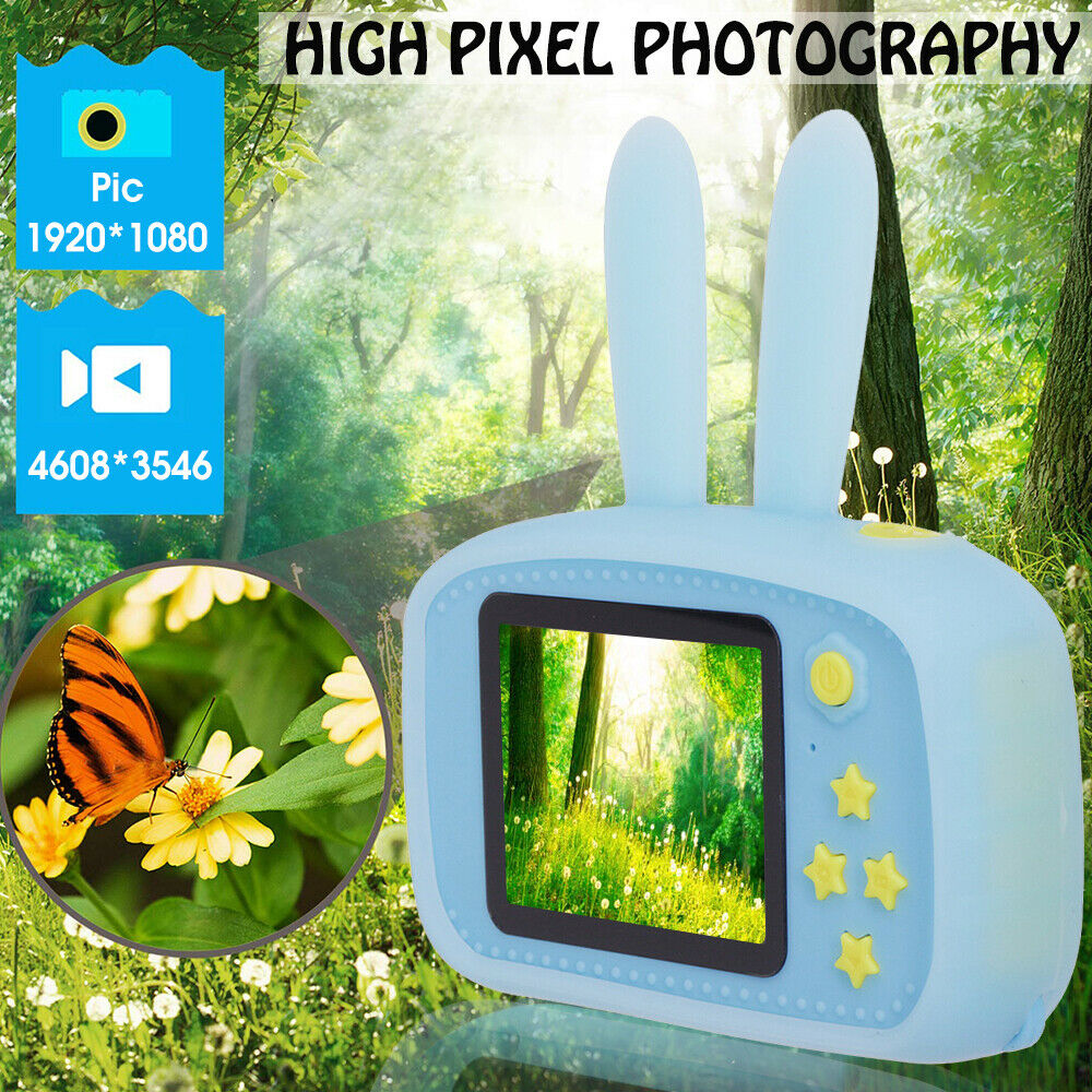 Children Take Photo Camera Full HD 1080P Portable Digital Video Camera 2 Inch LCD Screen Display Children ForKid Learning Study - Korvel