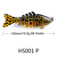 10cm Luya Bait Multi-Section Fish Plastic Hard Bait 15.5g Seven Sections Luya Bionic Bait Section Long Distance Cast Fake Bait Bait - Korvel