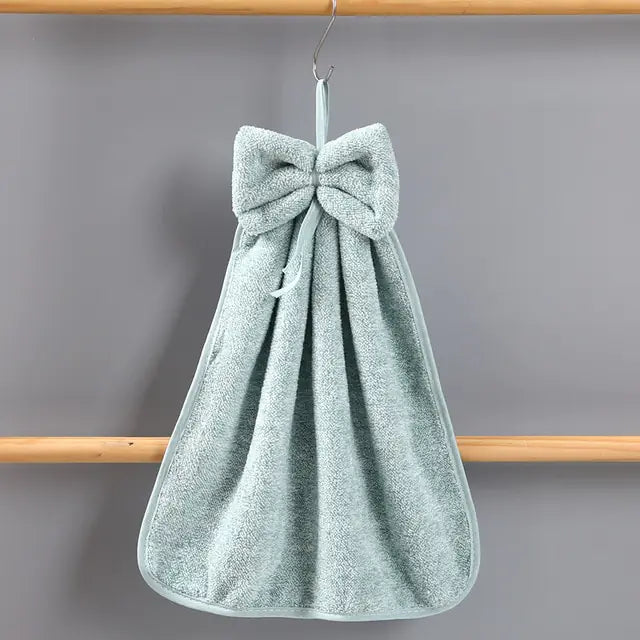 Microfiber Soft Quick Dry Bowknot Hand Towels