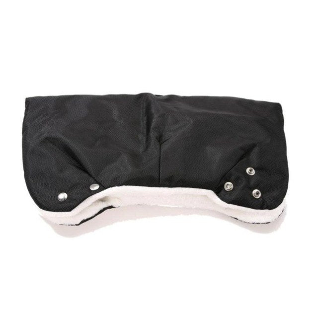 Warm Baby Winter Stroller Gloves Thicken Stroller Hand Muff Pram Accessories Waterproof Kids Pushchair Hand Cover Fur Mittens - Korvel