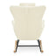 Chaise Berçante Premium en Tissu Cachemire