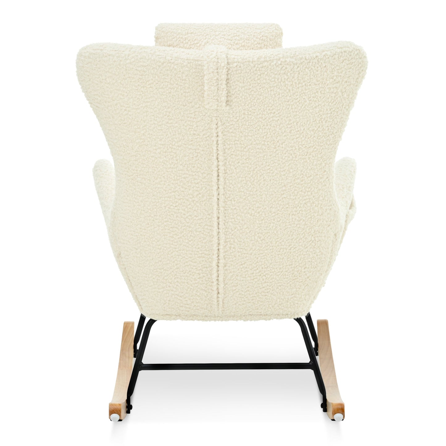 Chaise Berçante Premium en Tissu Cachemire