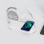 Multi functional clock, wireless charging, clock alarm, mobile phone, wireless charging, small night light, three in one - Korvel