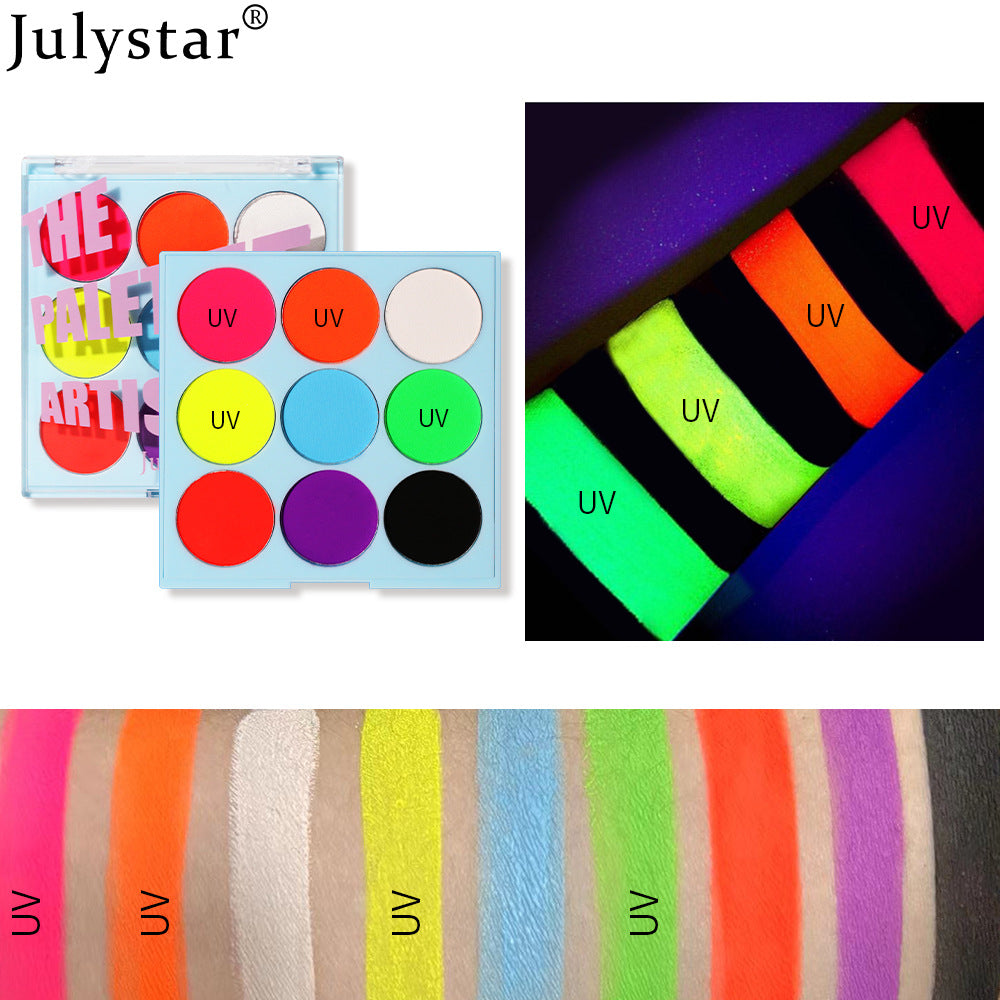 Color Fluorescent Eyeshadow Cream Painted Waterproof Sweatproof Easy To Apply Lasting Natural Quick-Drying Eyeliner - Korvel
