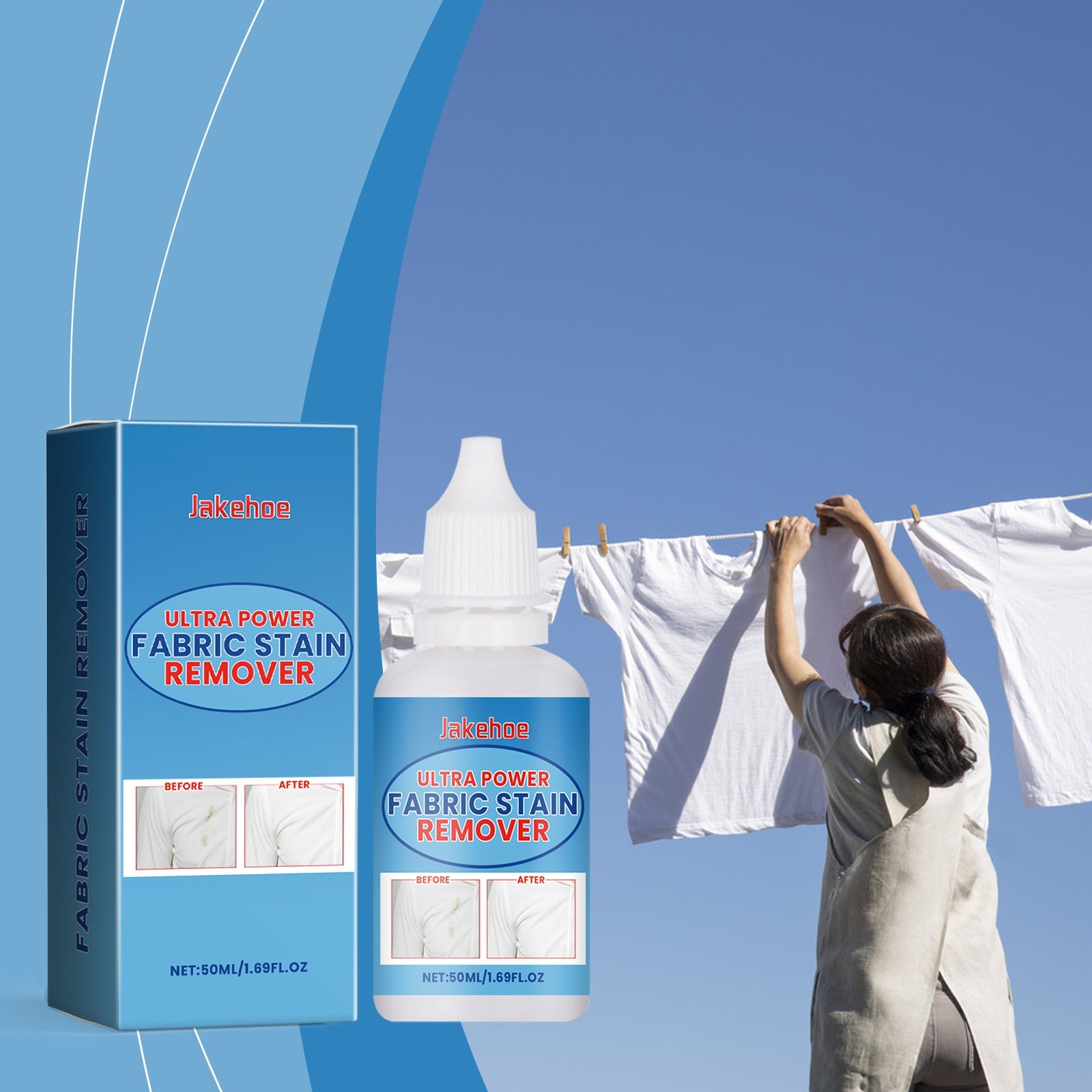 All-In-One Fabric Stain Remover Protects Clothing, Cleans Oil Stains And Gently Cleans Stubborn Stains - Korvel