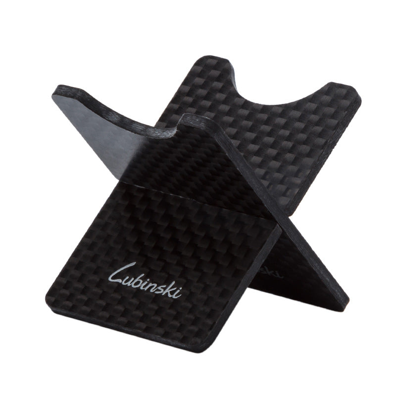 Premium Portable Cigar Holder in Brass and Carbon Fiber