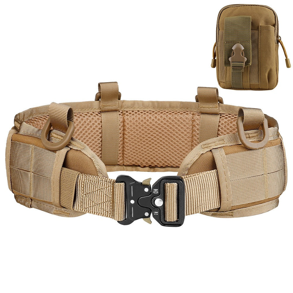 Multi Functional Quick Disassembly Tactical Belt Waist Cover Outdoor Training Cobra Belt Nylon Waist Belt Suit - Korvel