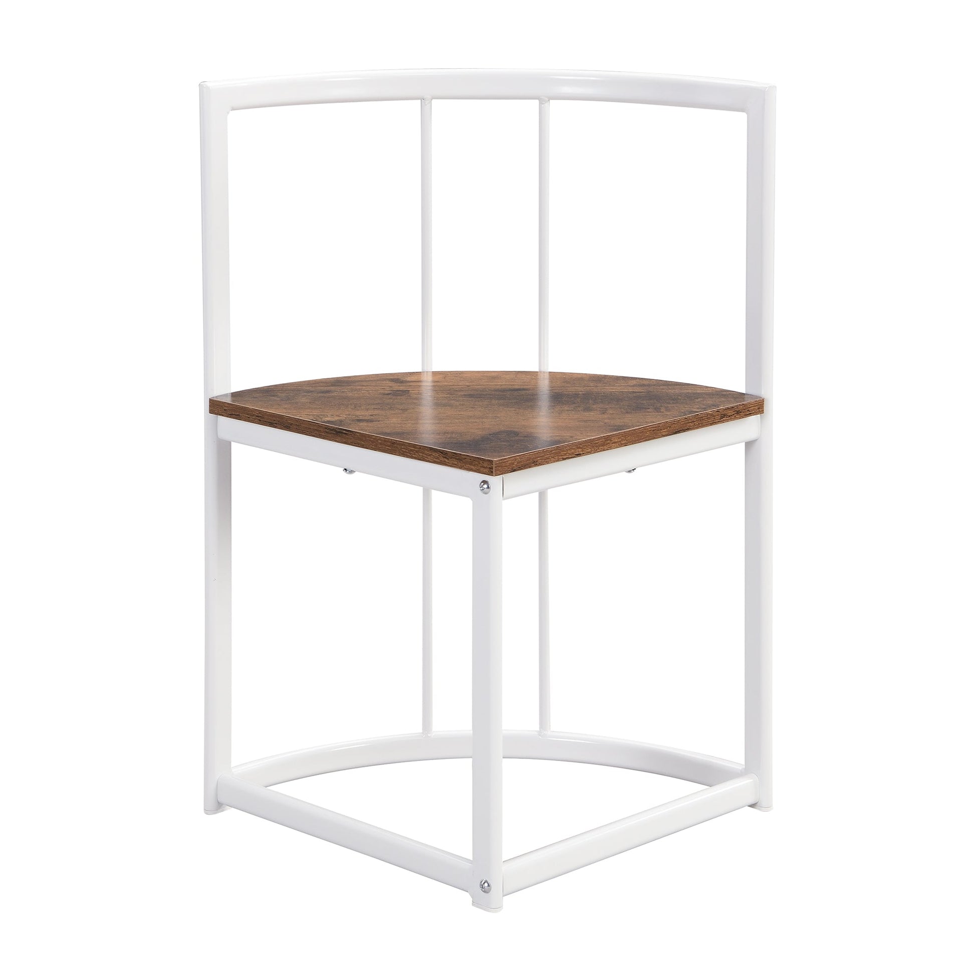 TOPMAX Modern 7-Piece Dining Table Set with Faux Marble Compact 55Inch Kitchen Table Set for 6  White+Cherry - Korvel