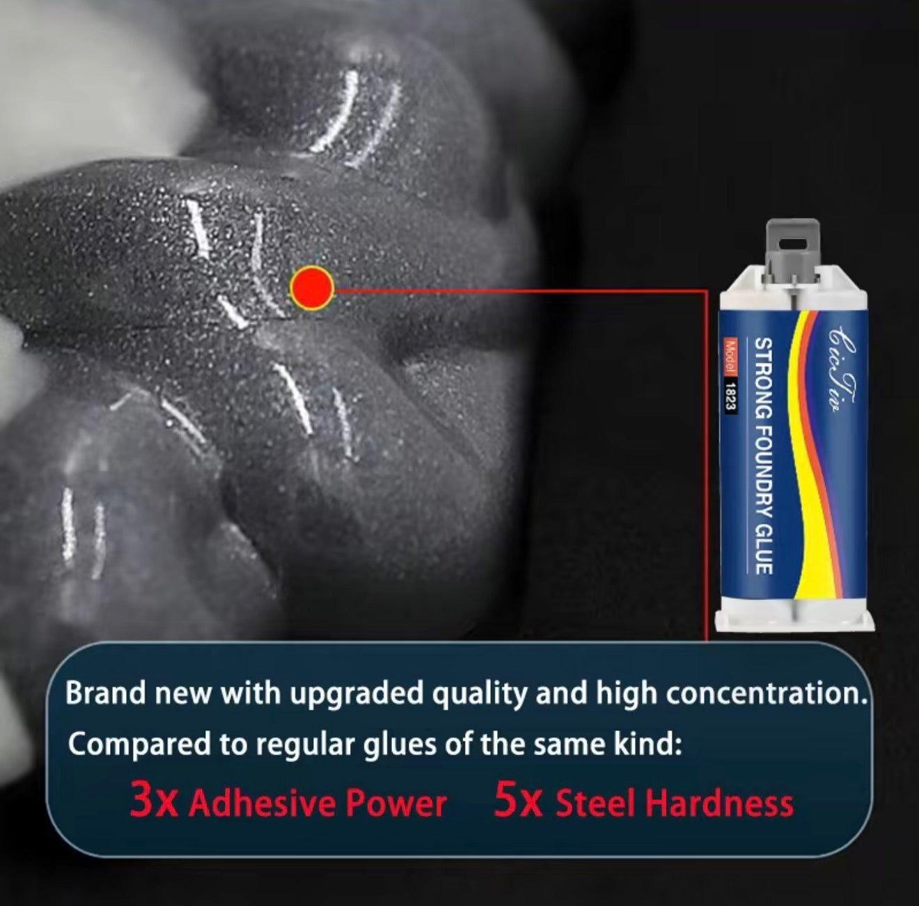 LiquidForge Metal Repair Glue - High-Performance Adhesive