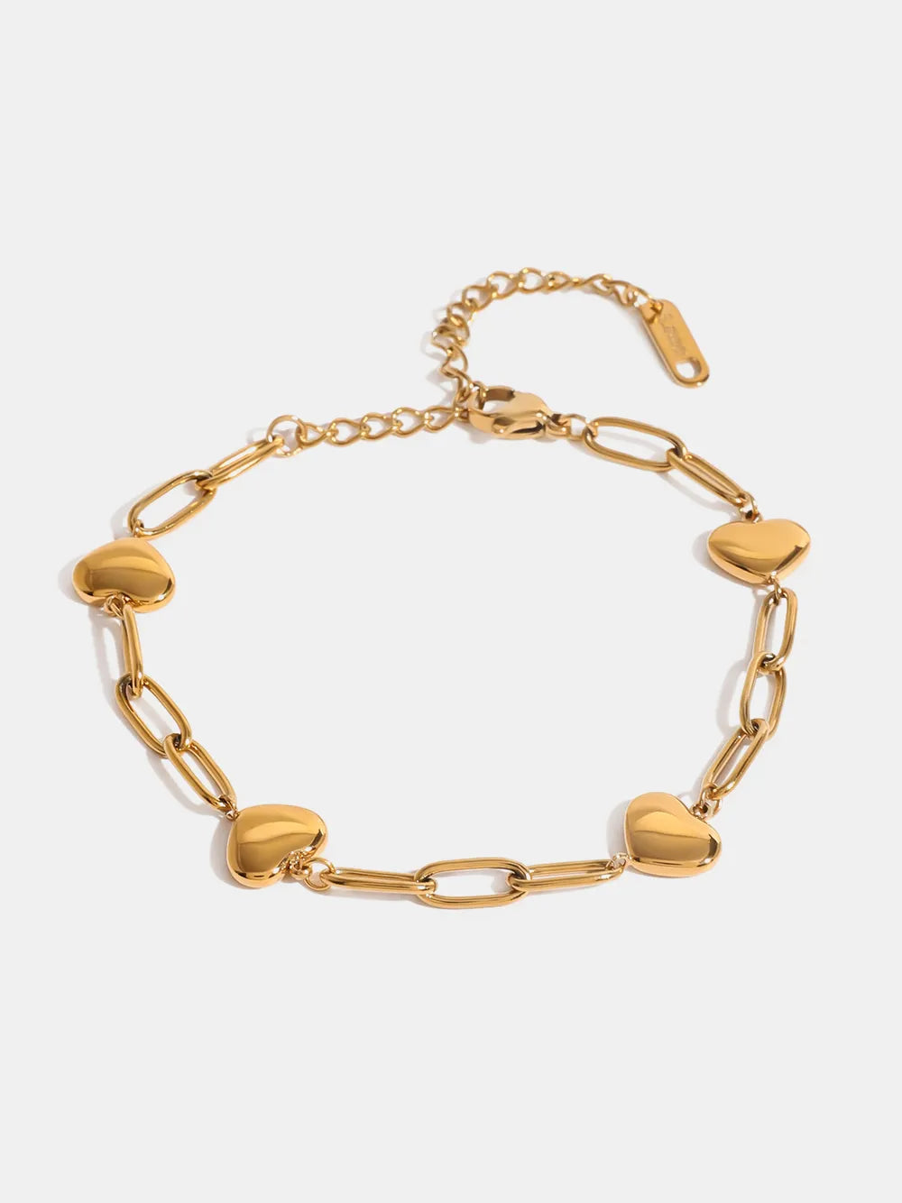 Stainless steel gold splicing personalized niche design titanium steel bracelet - Korvel