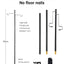 Portable Aluminum Alloy Camping Lamp Holder with Storage Bag