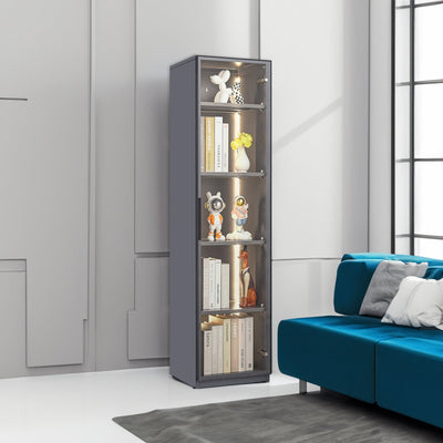 Single door display cabinet - Korvel
