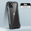 New Transparent Back Panel Protective Case Is Suitable For iPhone 13 Pro Promax Mini Metal Airbag Anti-Drop Mobile Phone Case - Korvel