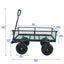 Wagon Cart Garden cart trucks make it easier to transport firewood (green) - Korvel