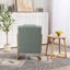 Premium Upholstered Rocking Chair with Lumbar Pillow
