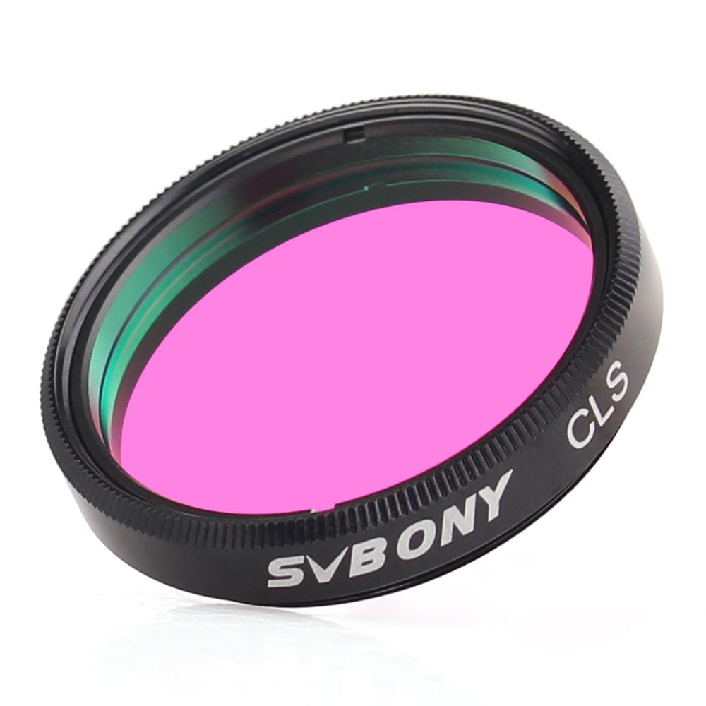 Ensemble de filtres pour télescope SVBONY 1,25'' UHC + UV-IR + CLS