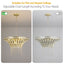 8-Light 23.6" Wide Crystal Waterfall Chandelier - Korvel