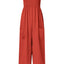 Smocked Spaghetti Strap Wide Leg Jumpsuit - Korvel