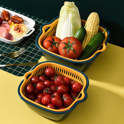 Six-Piece Multifunctional Kitchen Plastic Basket Set