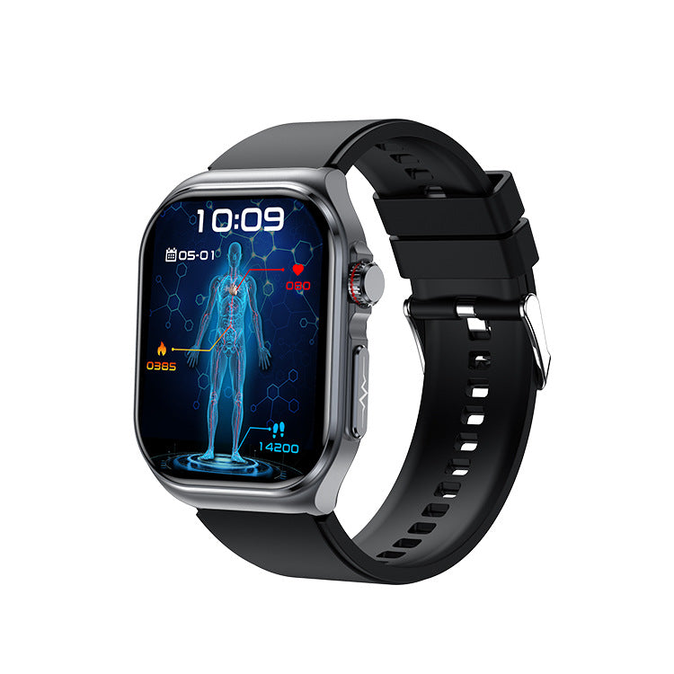 New ET585 smart watch ECG call micro physical examination NFC blood sugar uric acid body fat blood oxygen heart rate - Korvel
