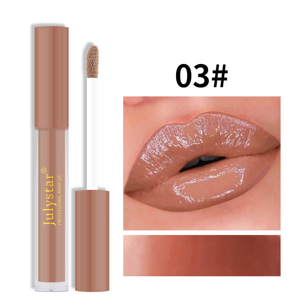 Waterlight Mirror Colorless Lip Glaze Female Pearlescent Transparent Moisturizing Lip Honey - Korvel