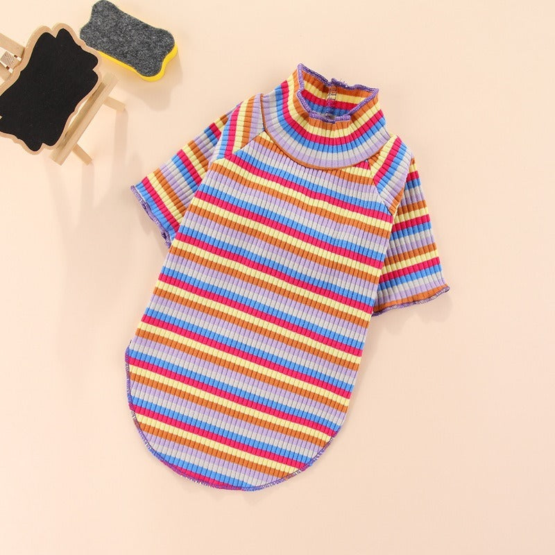 Netizen Teddy Little Dog Clothes Basecoat Summer Wear Thin Cotton Pet Clothing Spring Summer Cat - Korvel