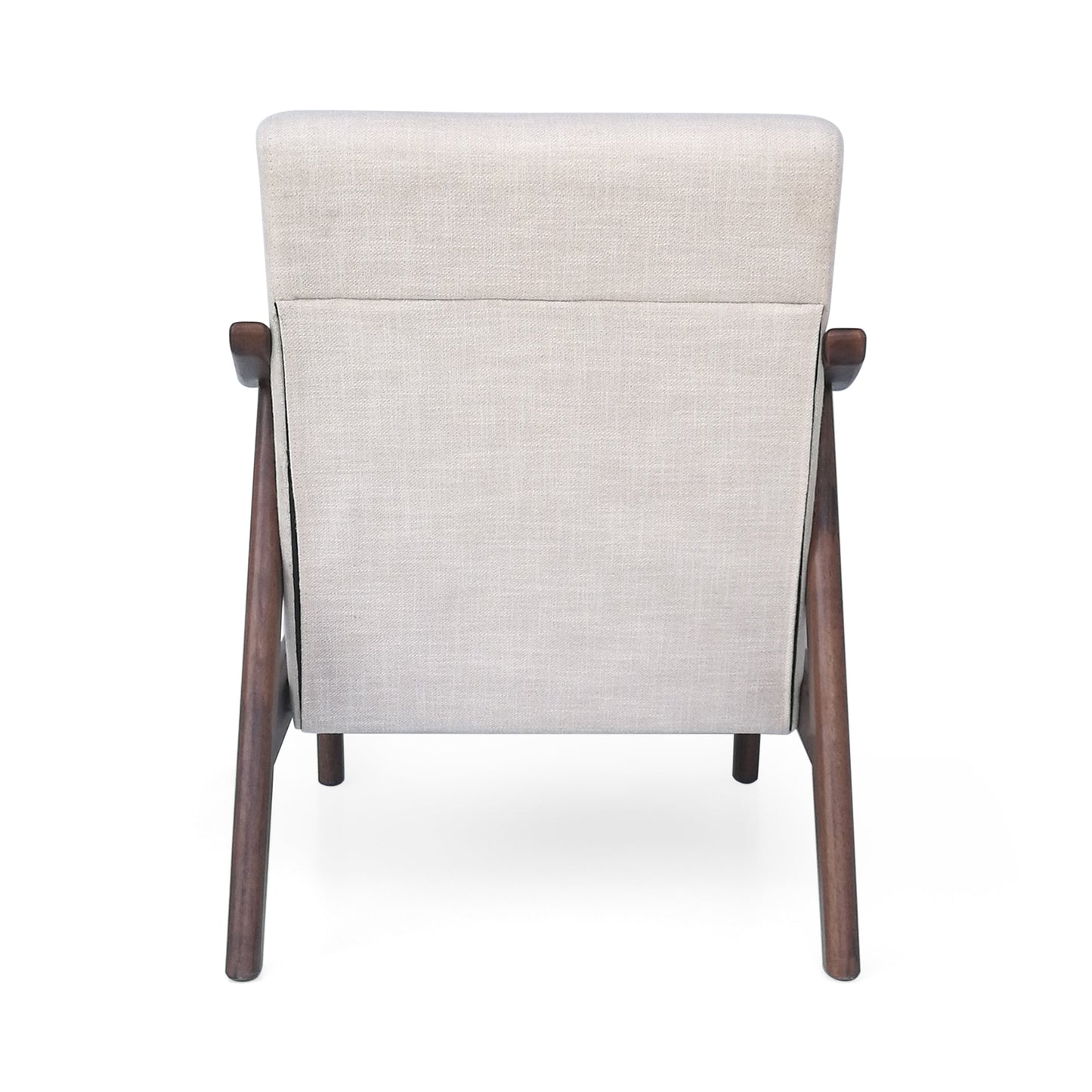 Elegant One-Seater Sofa in Beige