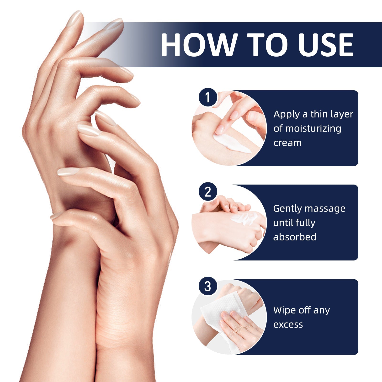 Anti-Crack Repair Hand Cream, Improves Cracked Rough Skin, Removes Dead Skin And Hydrates Hands And Feet Cream - Korvel