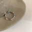 Anillo de Diamante de Circonita de Color Dopamina Love para Mujeres