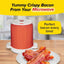 Microwave grill, bacon grill, meat plate, oven, meat box, food grade PP - Korvel