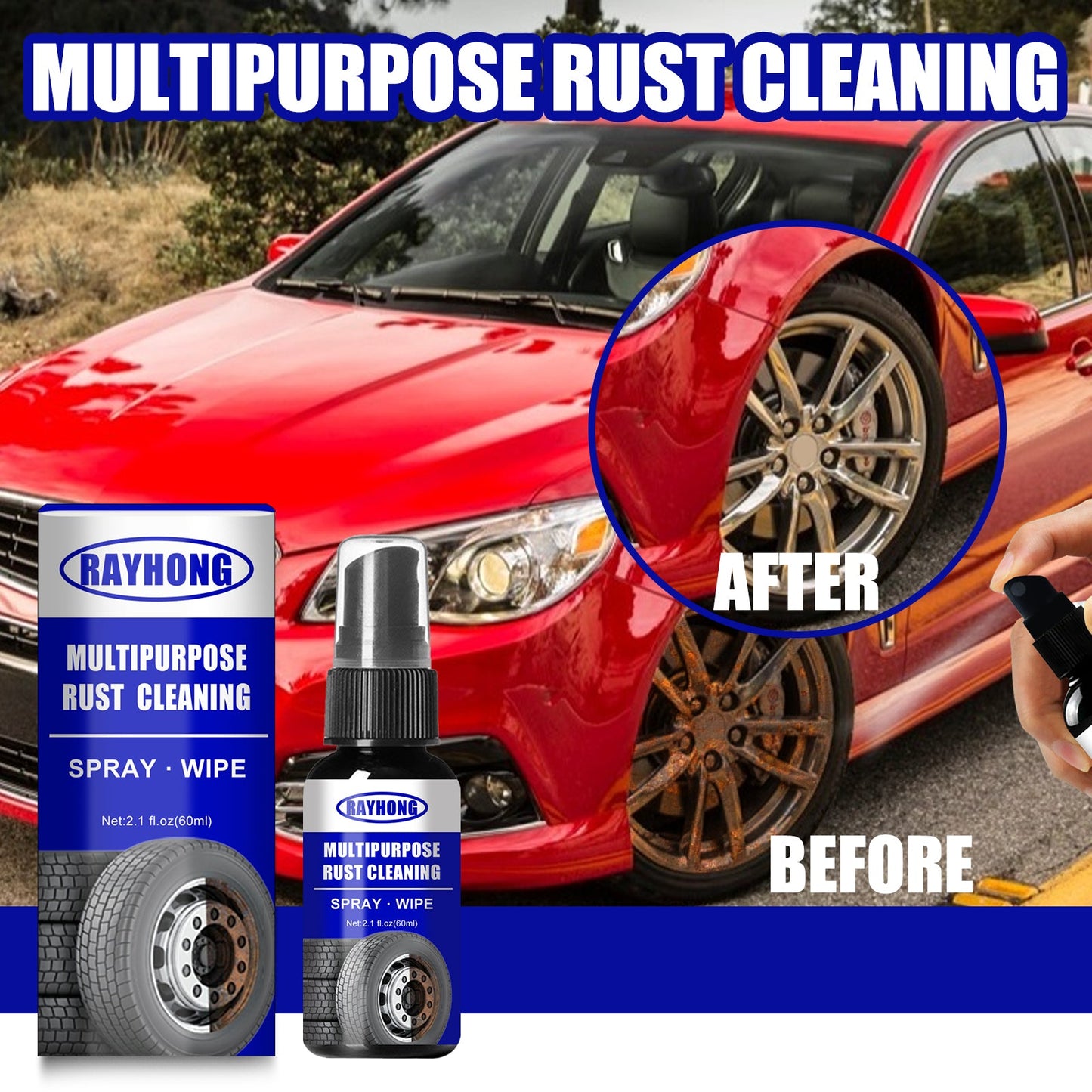 Multipurpose Rust Remover for Metal Surfaces