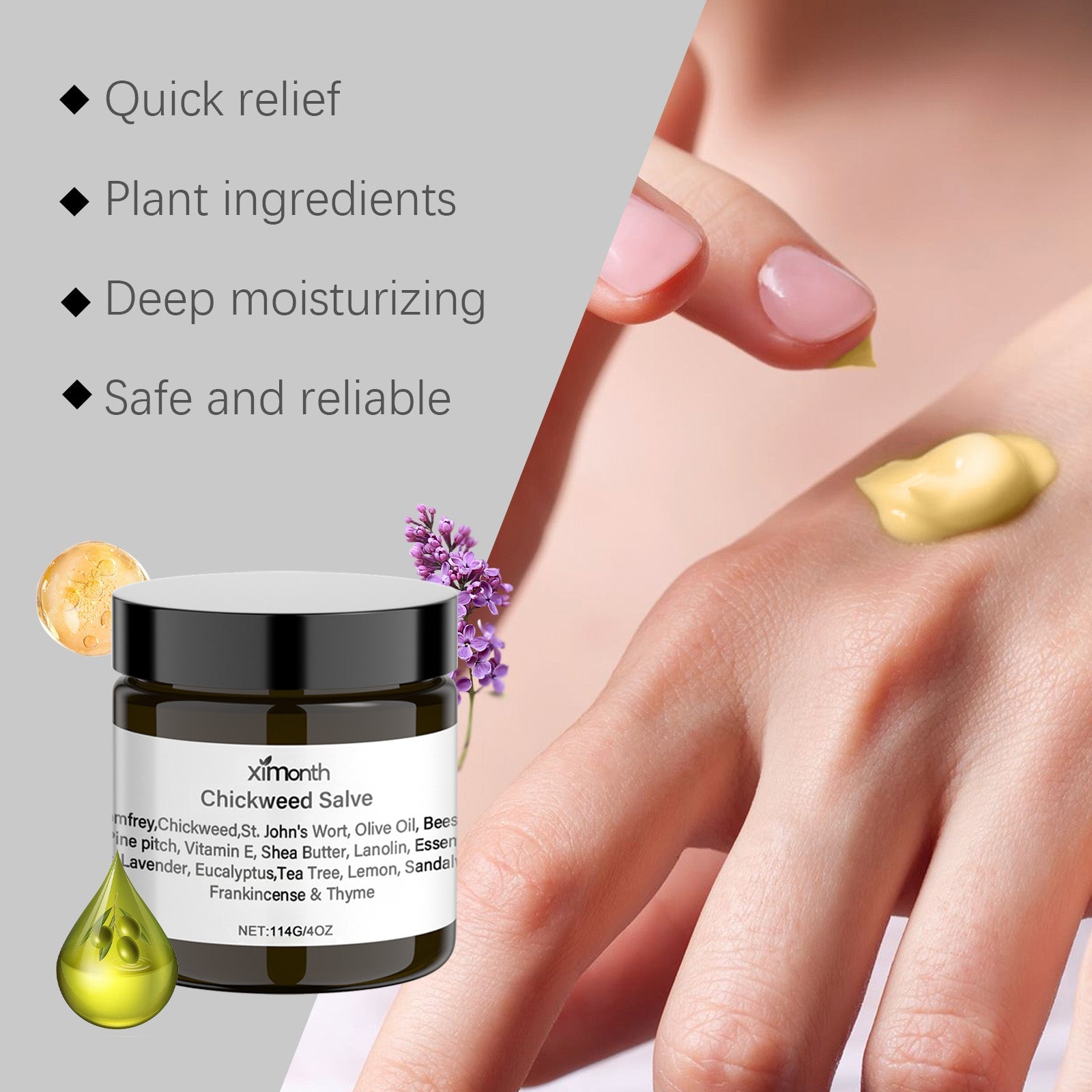Skin Care Cream Moisturizes And Nourishes Body Skin With A Moisturizing Massage Treatment Cream - Korvel