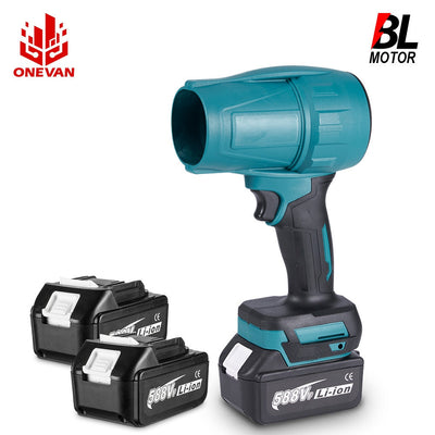 Brushless turbocharged storm blower and snow blower compatible with Makita battery 18V high power - Korvel
