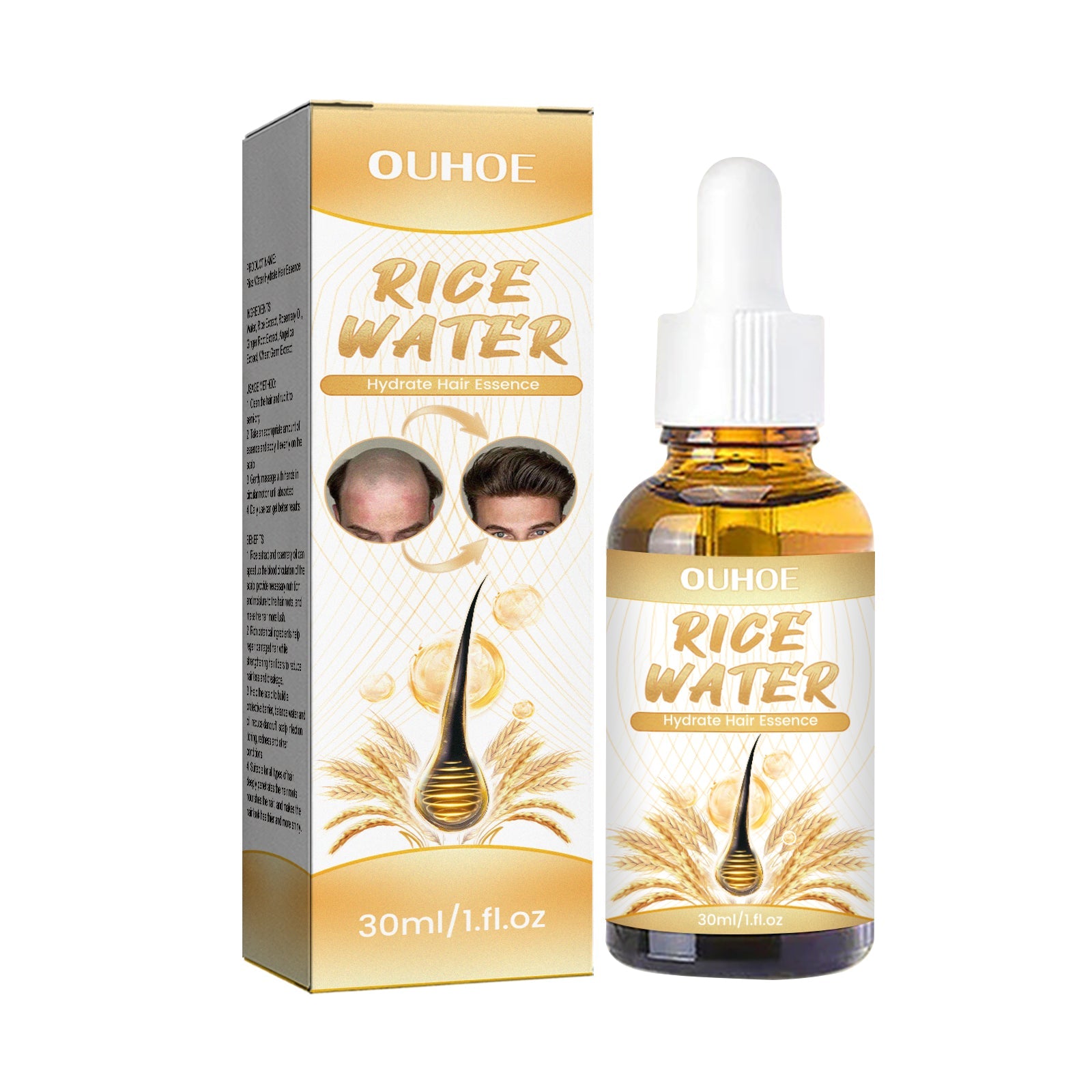 Hair Conditioning Essence, Repair Dull Smooth Hair And Scalp Massage Treatment Hair Conditioning Essence - Korvel