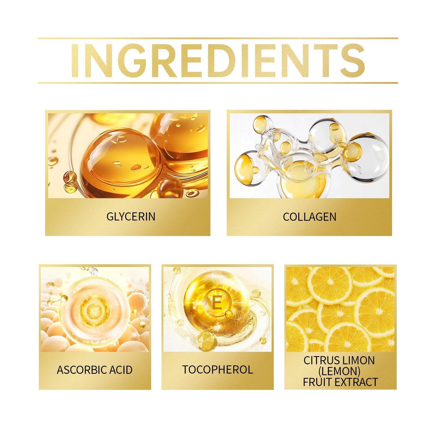 Gold Collagen Shower Gel - Fresh & Moisturizing Body Wash