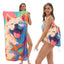 Two-in-One Foldable Beach Towel with Storage Bag