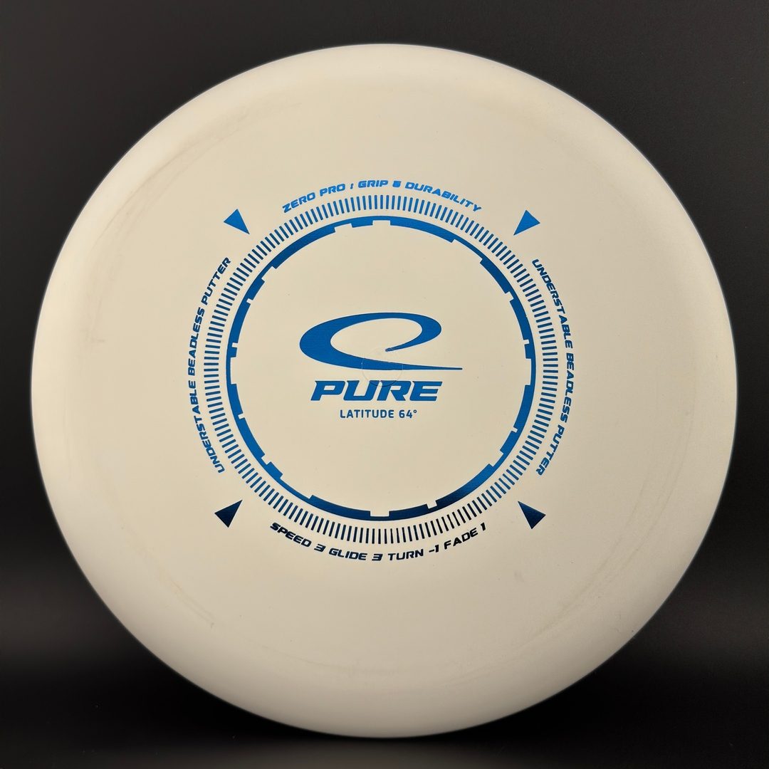 Latitude 64 Zero Pro Pure - First Run Disc Golf Putter