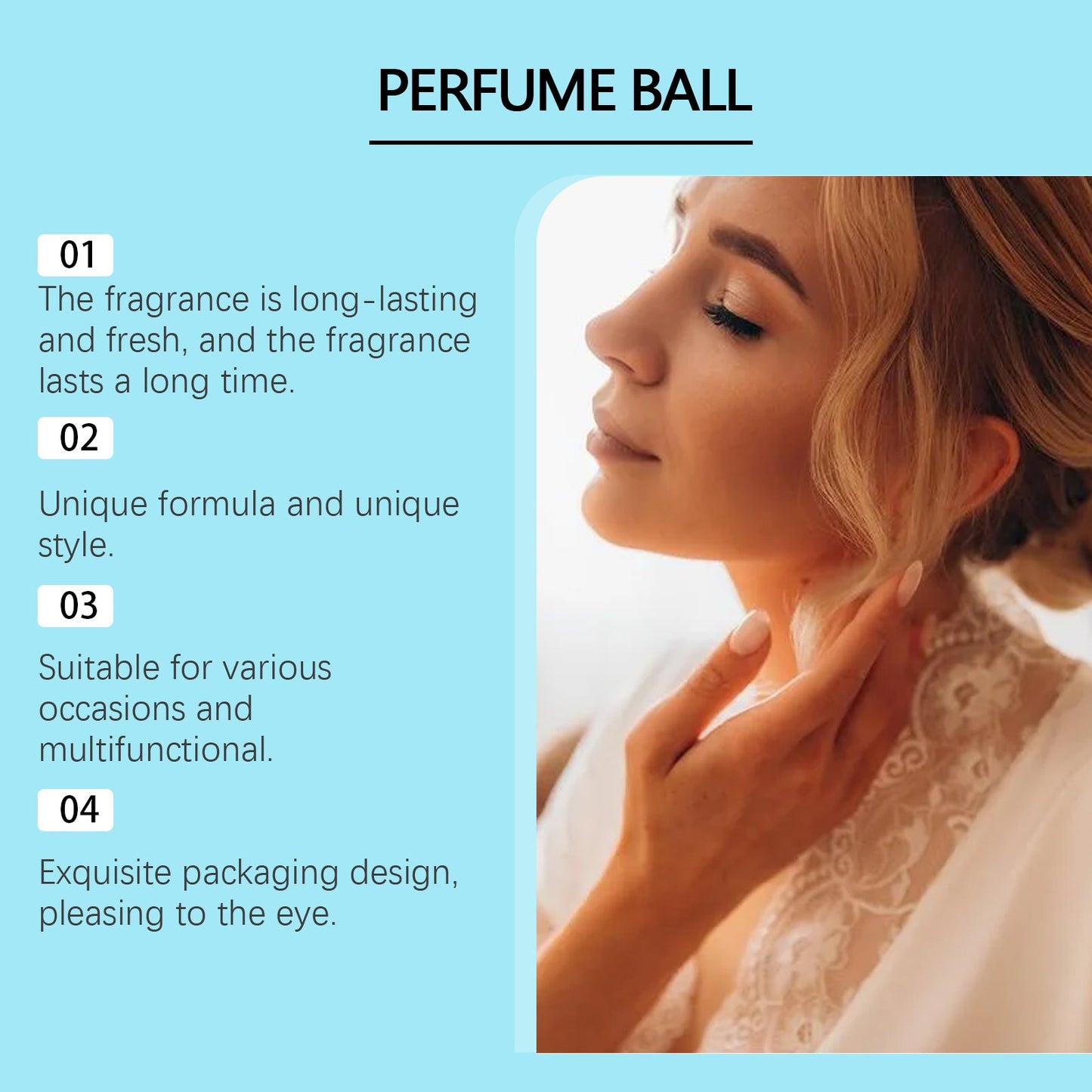 Cupid Series Ball Perfume Fresh Cologne Tone Light Elegant Lasting Fragrance Dating Charm Perfume - Korvel