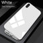 Double sided  Magnetic Case for iPhone X Clear Tempered Glass Magnet Adsorption Case - Korvel