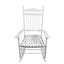Premium White Balcony Porch Rocking Chair